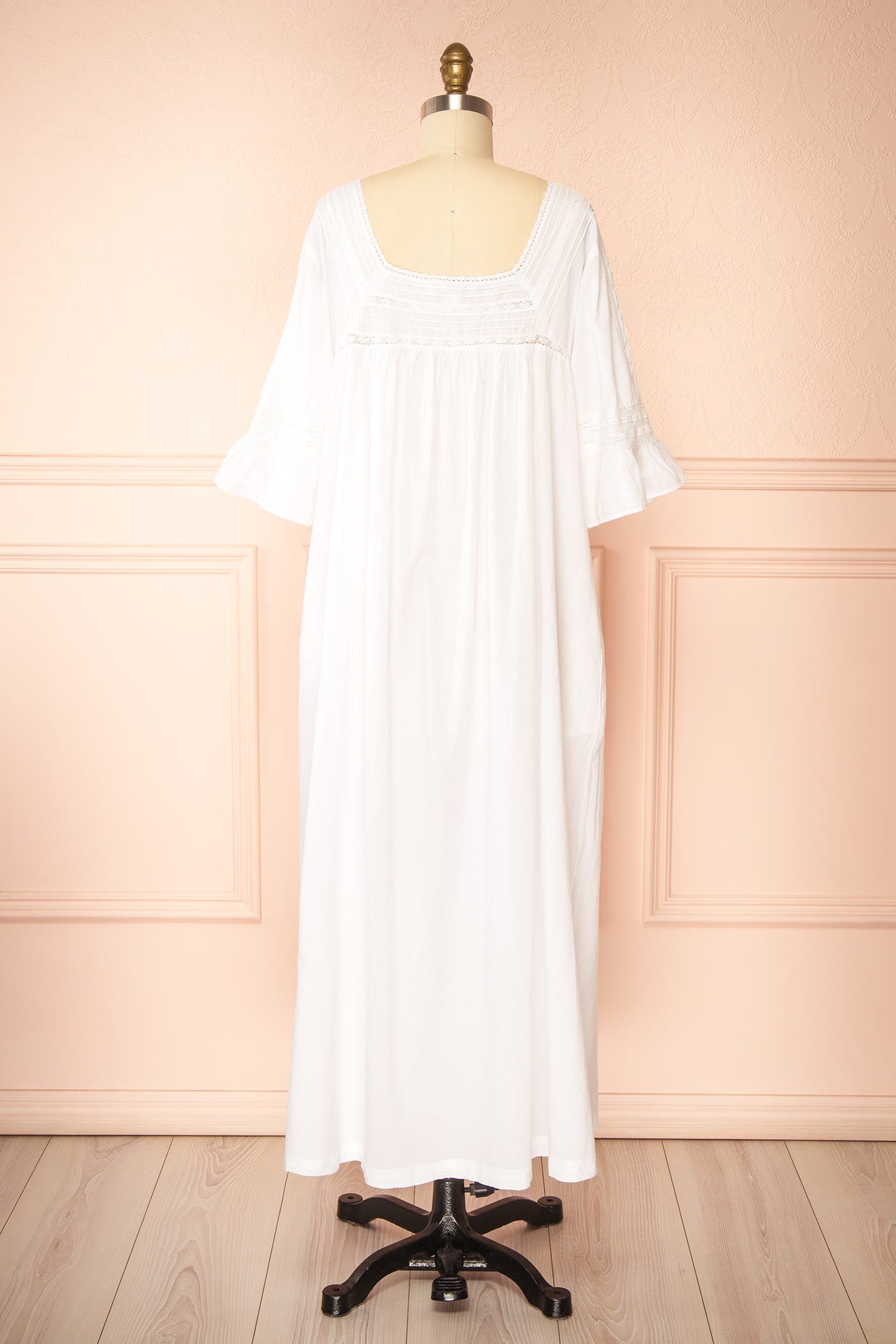 Elfea White Nightgown with Pockets by April Cornell | Boutique 1861 back
