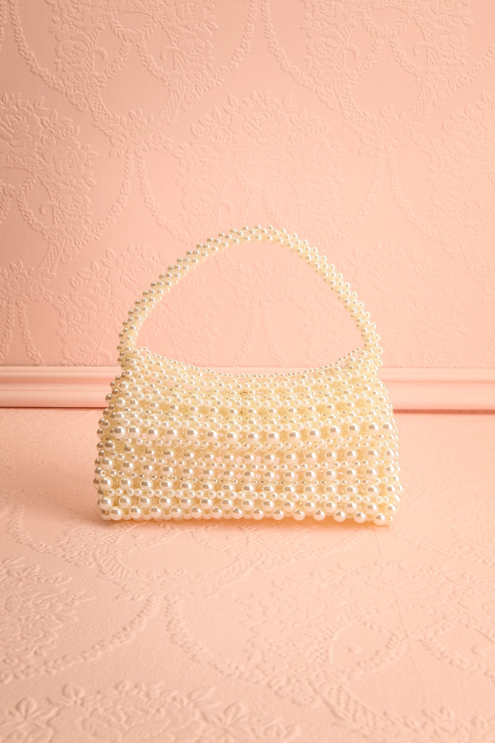 Elloise Pearl Handbag with Crossbody Strap | Boudoir 1861 front