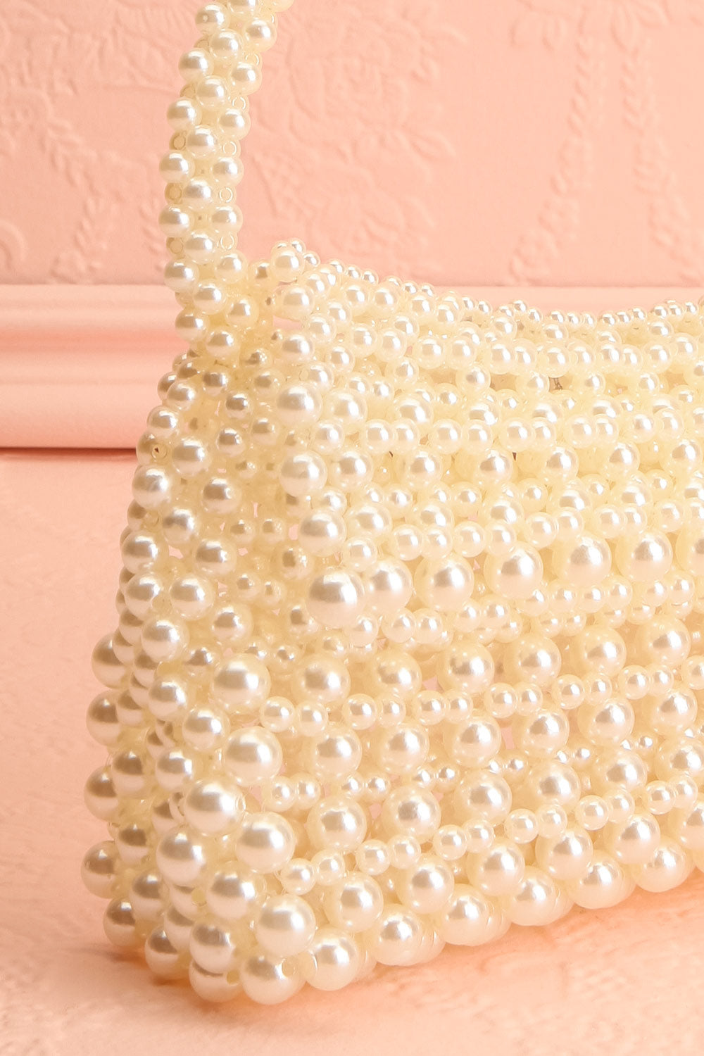 Elloise Pearl Handbag with Crossbody Strap | Boudoir 1861 side