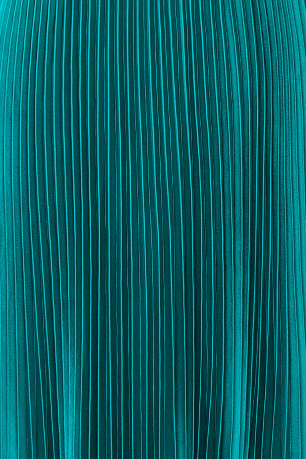 Elstree Midi Pleated Teal Dress | Boutique 1861 fabric