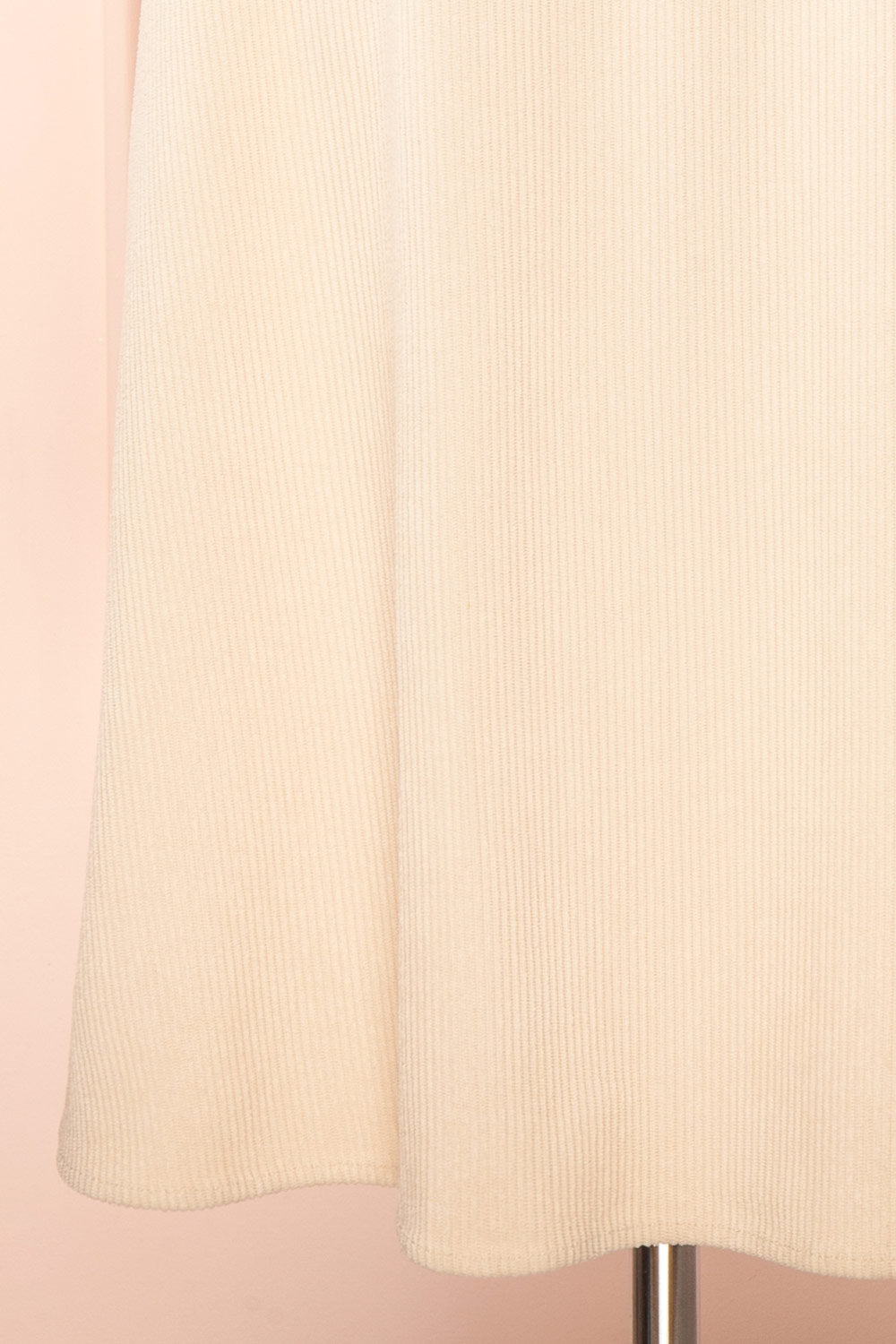 Elvandra Beige Corduroy A-line Midi Skirt | Boutique 1861 bottom