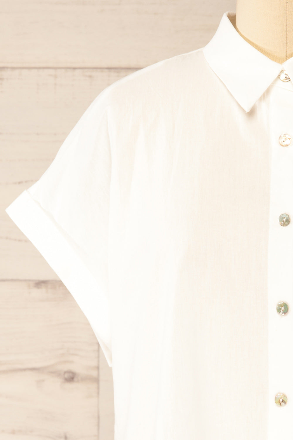 Enshi White Blouse with Pocket | La petite garçonne front