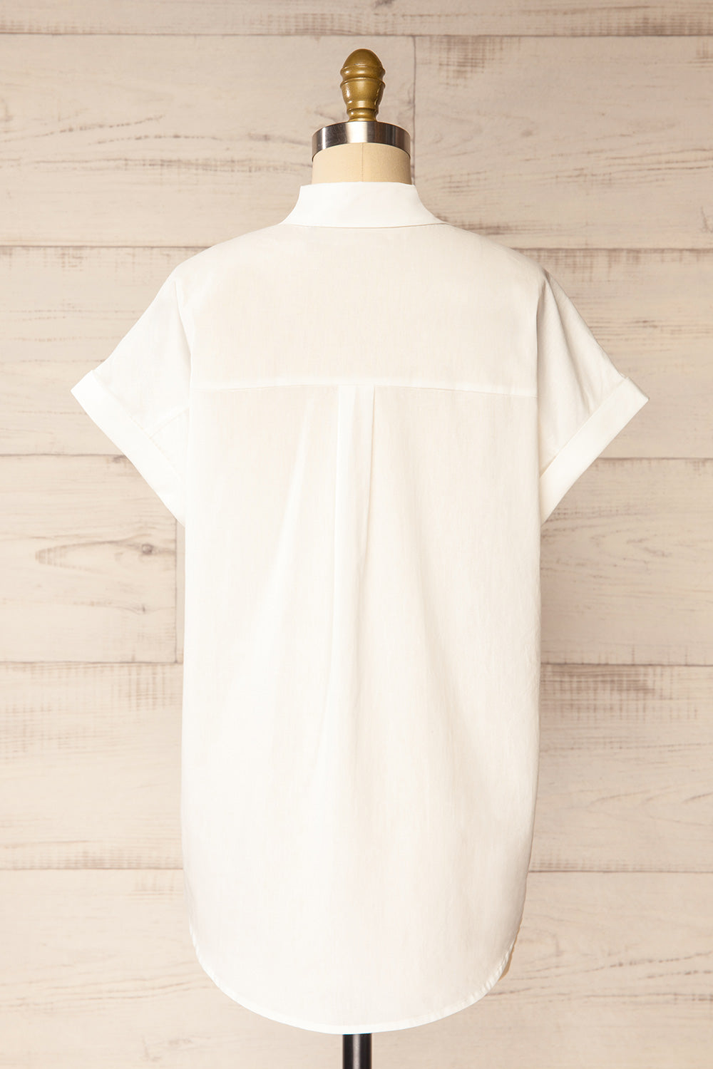 Enshi White Blouse with Pocket | La petite garçonne back view