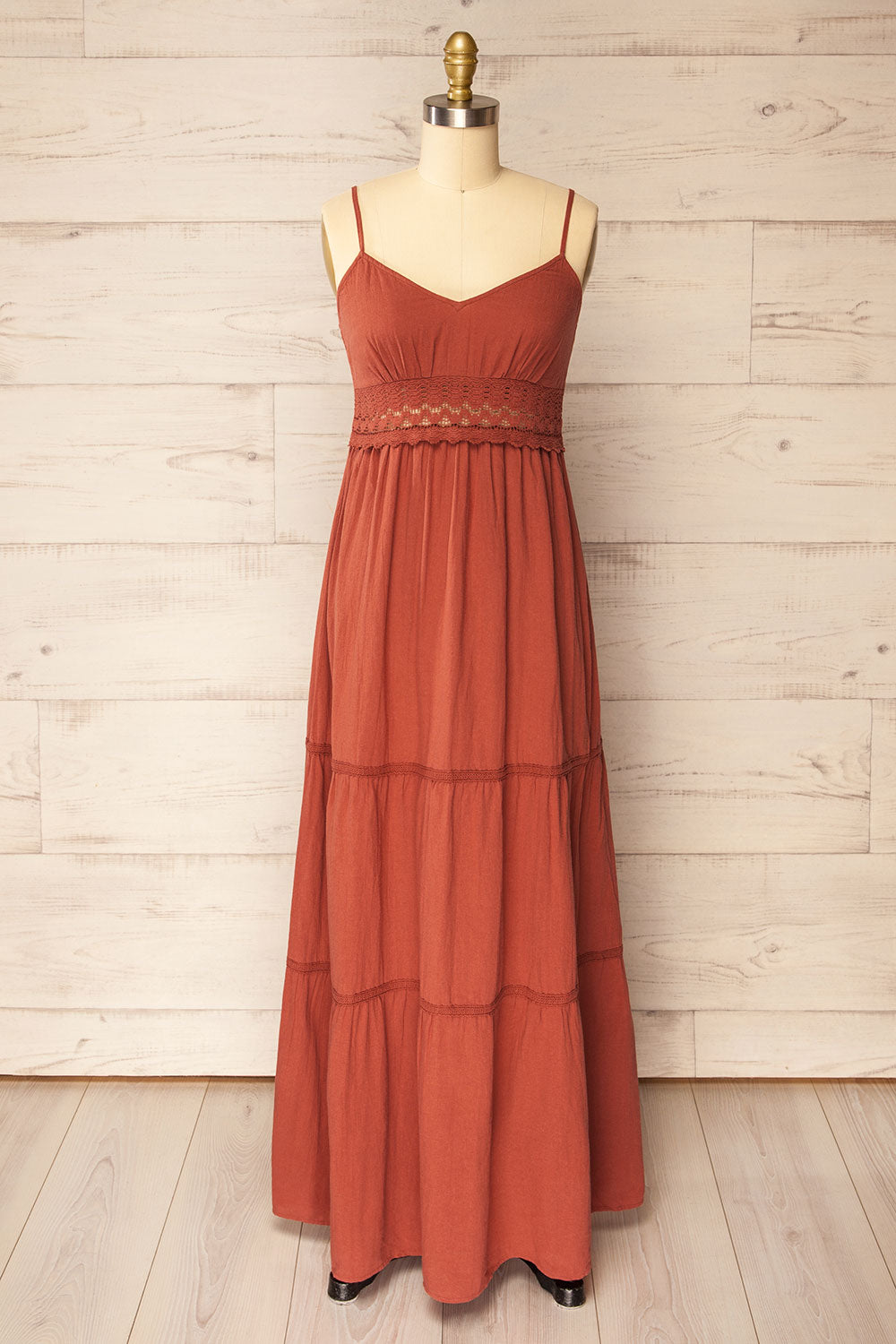 chinese dress ladies Jean Paul Gaultier Vintage SS 1983 Burnt Rust Linen Utility Sun Dress –  Amarcord Vintage Fashion main image 0