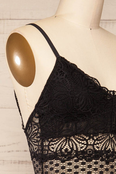 Espagna Black Lace Lingerie Bodysuit | Boutique 1861 side