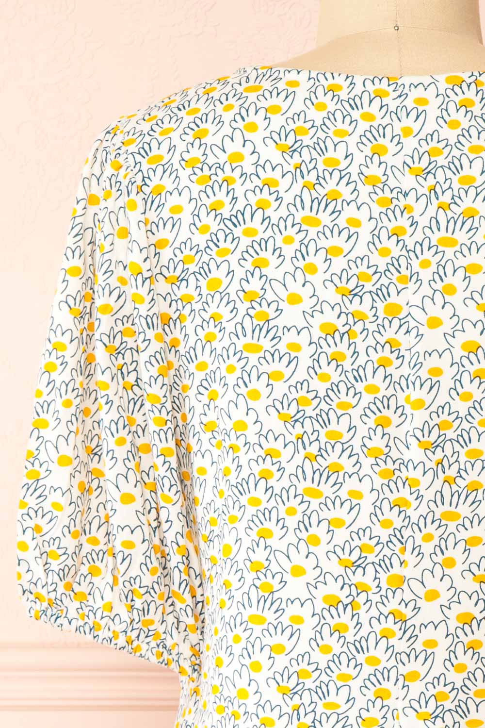 Espinosa Short Daisy Print Tee Dress | La petite garçonne back
