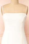Estella Ivory Maxi A-line Dress w/ Slit | Boudoir 1861 front