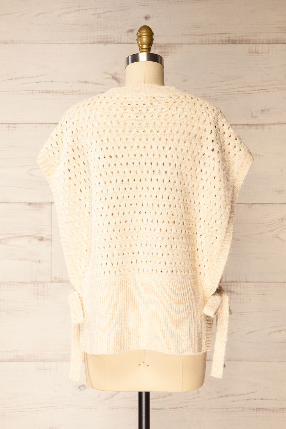 Etawah Sleeveless Knit Vest | La petite garçonne back view