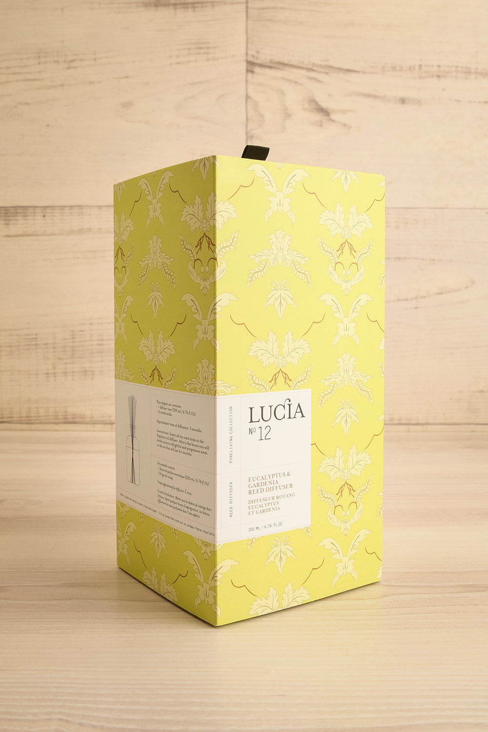 Eucalyptus and Gardenia Reed Diffuser by Lucia | Maison garçonne box