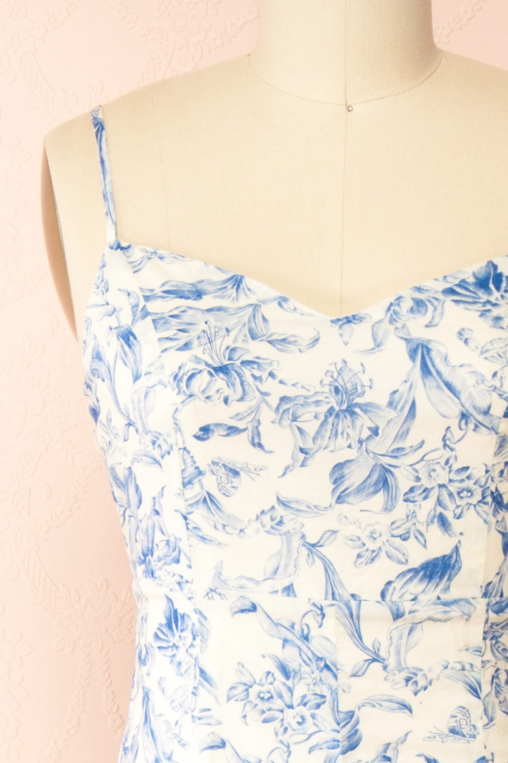 Euranie Midi Mermaid Floral Dress | Boutique 1861 front