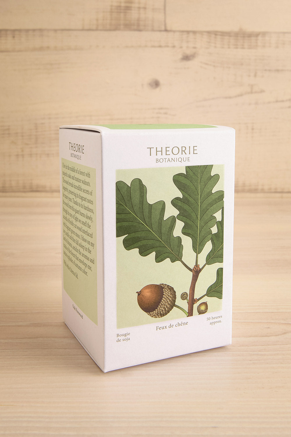 Oak Firewood Candle by Theorie Botanique | Maison garçonne box