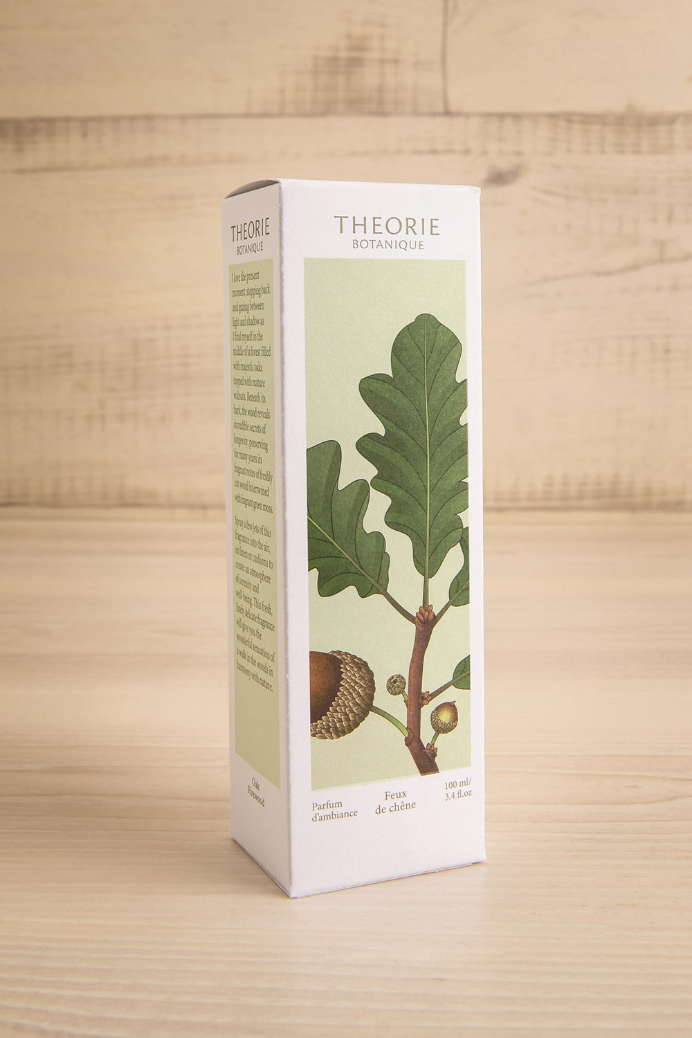 Oak Firewood Room Spray by Theorie Botanique | Maison garçonne box