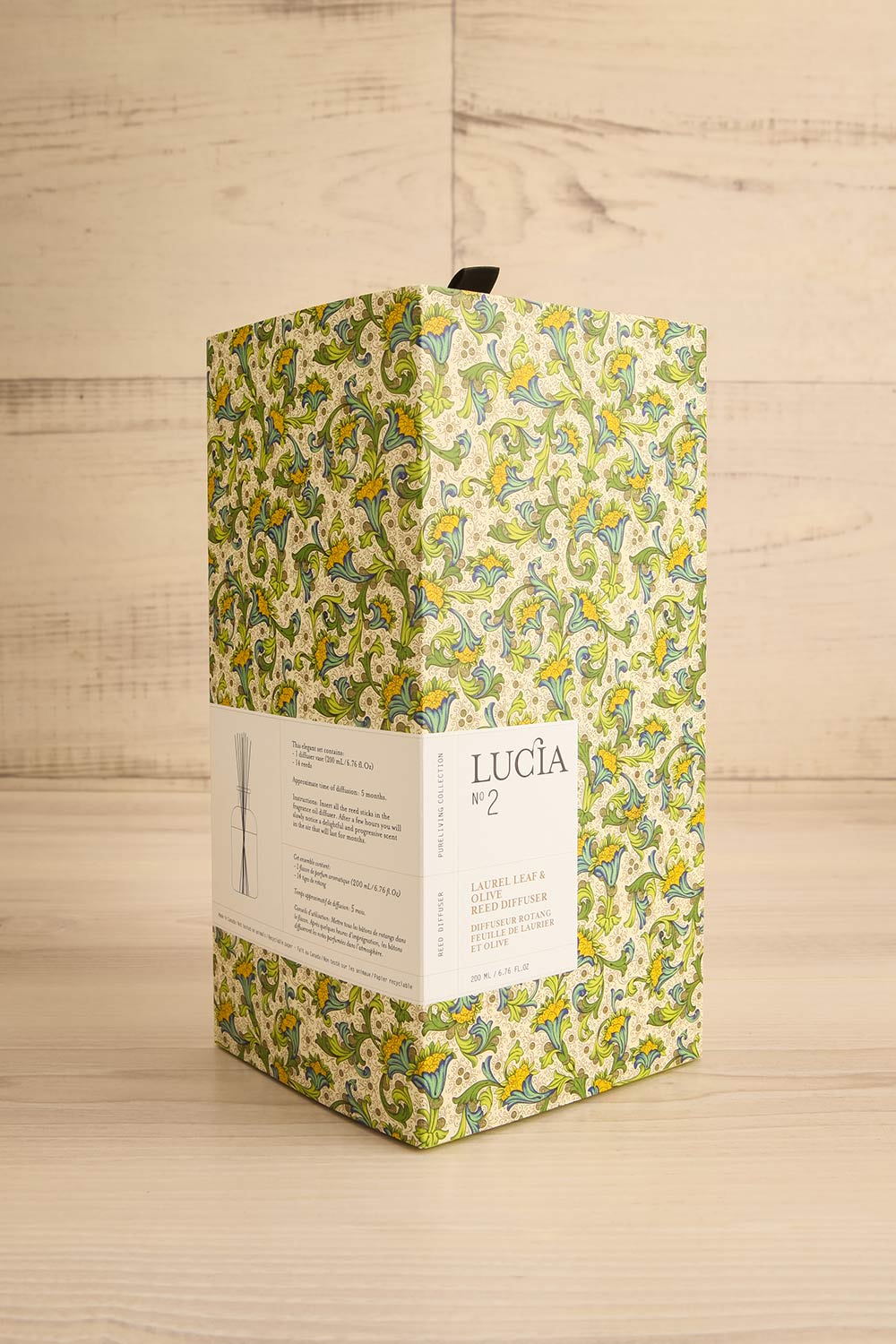 Laurel Leaf and Olive Reed Diffuser by Lucia | Maison garçonne box