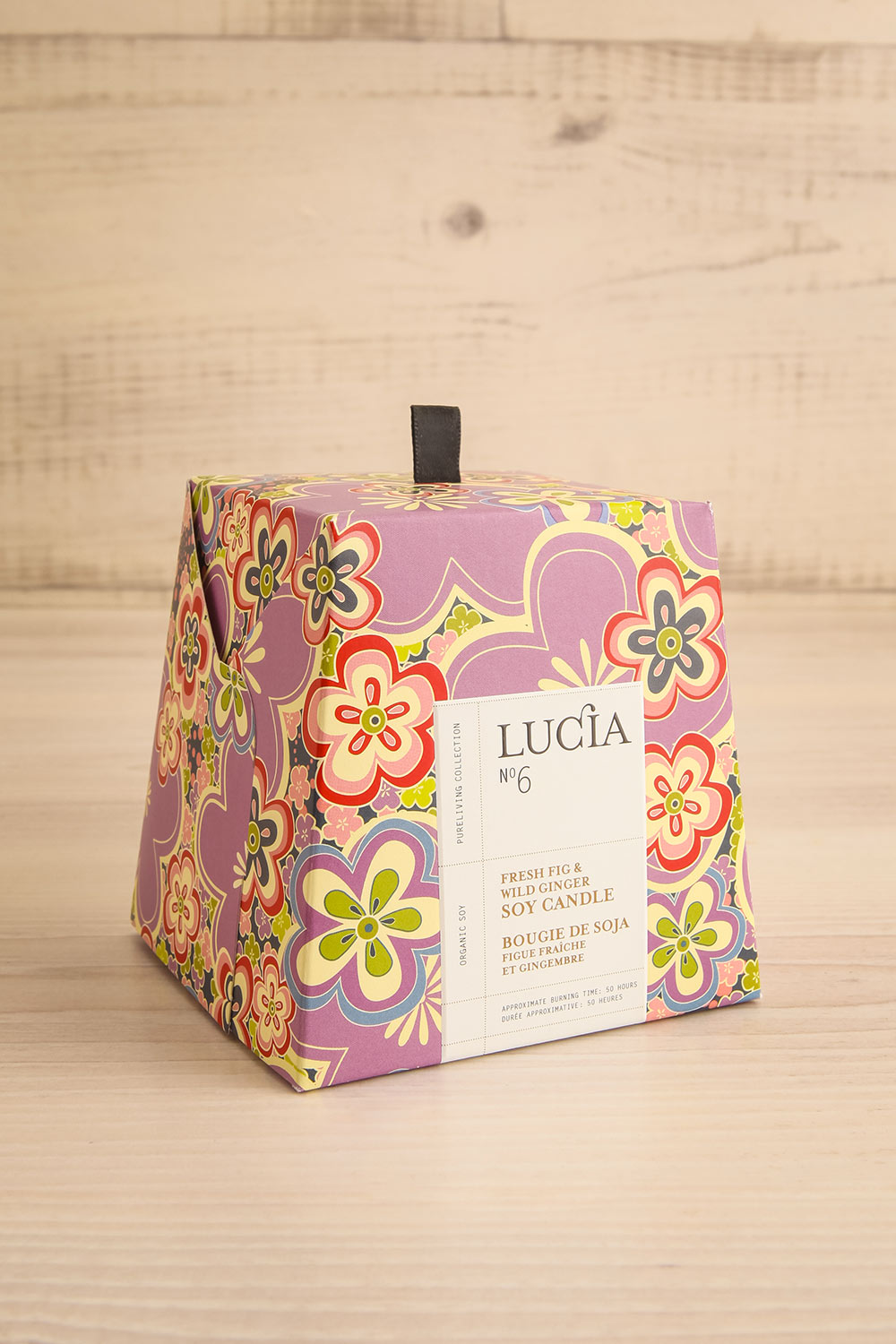 Fresh Fig and Wild Ginger Candle by Lucia - 2 Options | Maison garçonne tall box