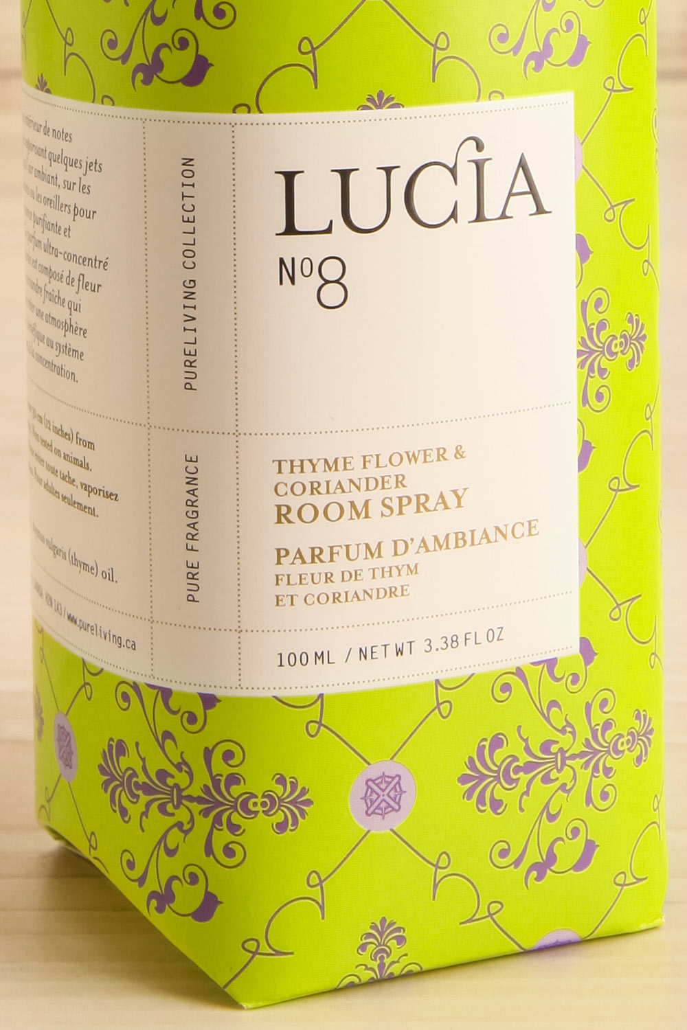 Thyme Flower and Coriander Room Spray by Lucia | Maison garçonne box close-up