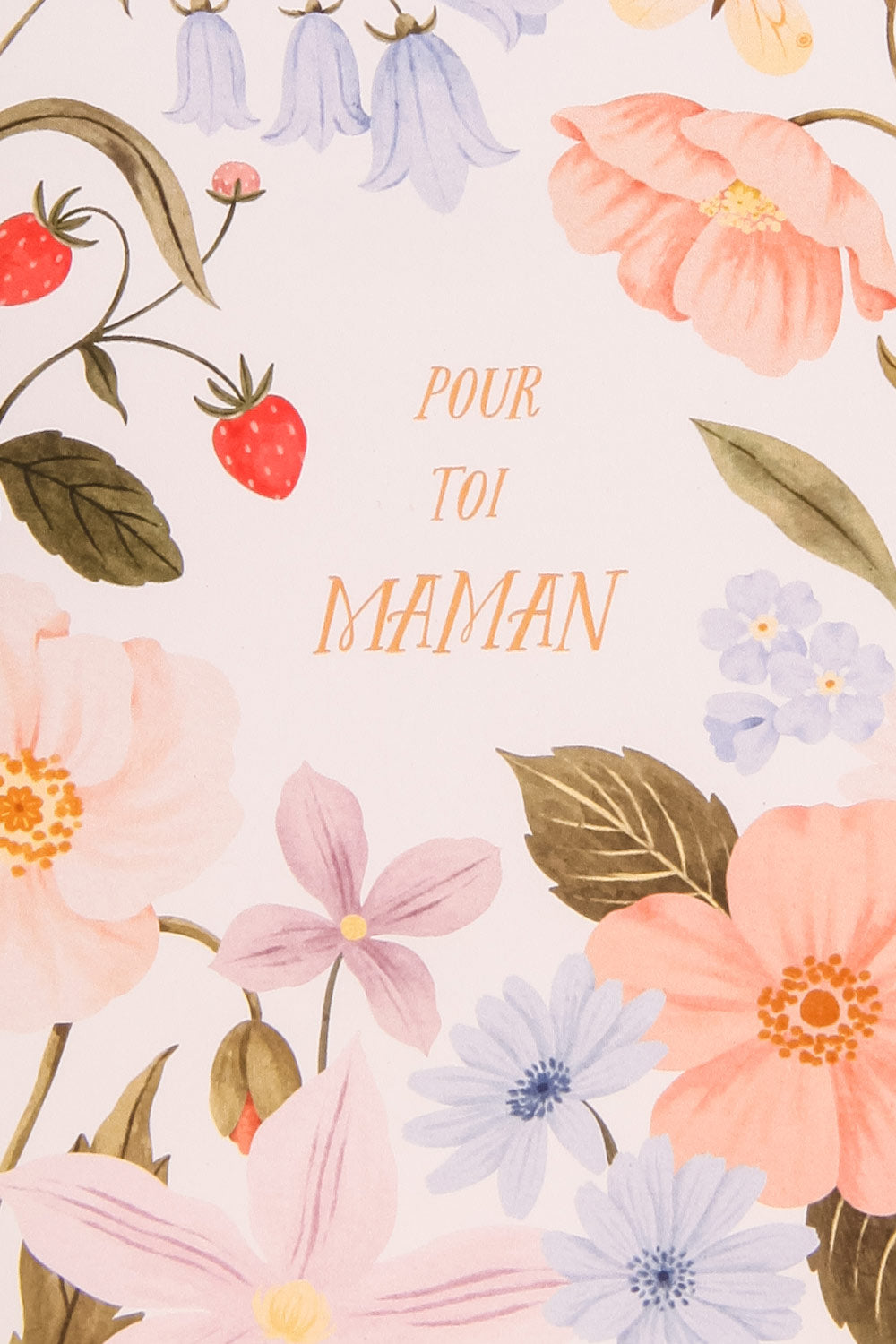 FLEURS POUR MAMAN | CARTE close-up