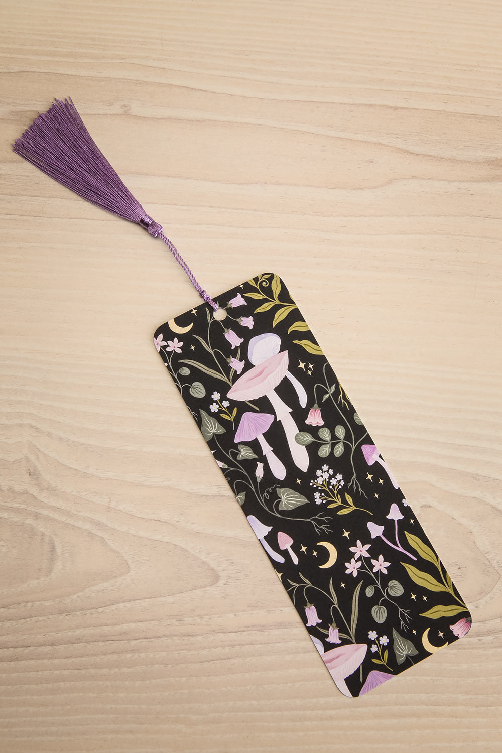 Enchanted Forest Black Bookmark | Maison garçonne view