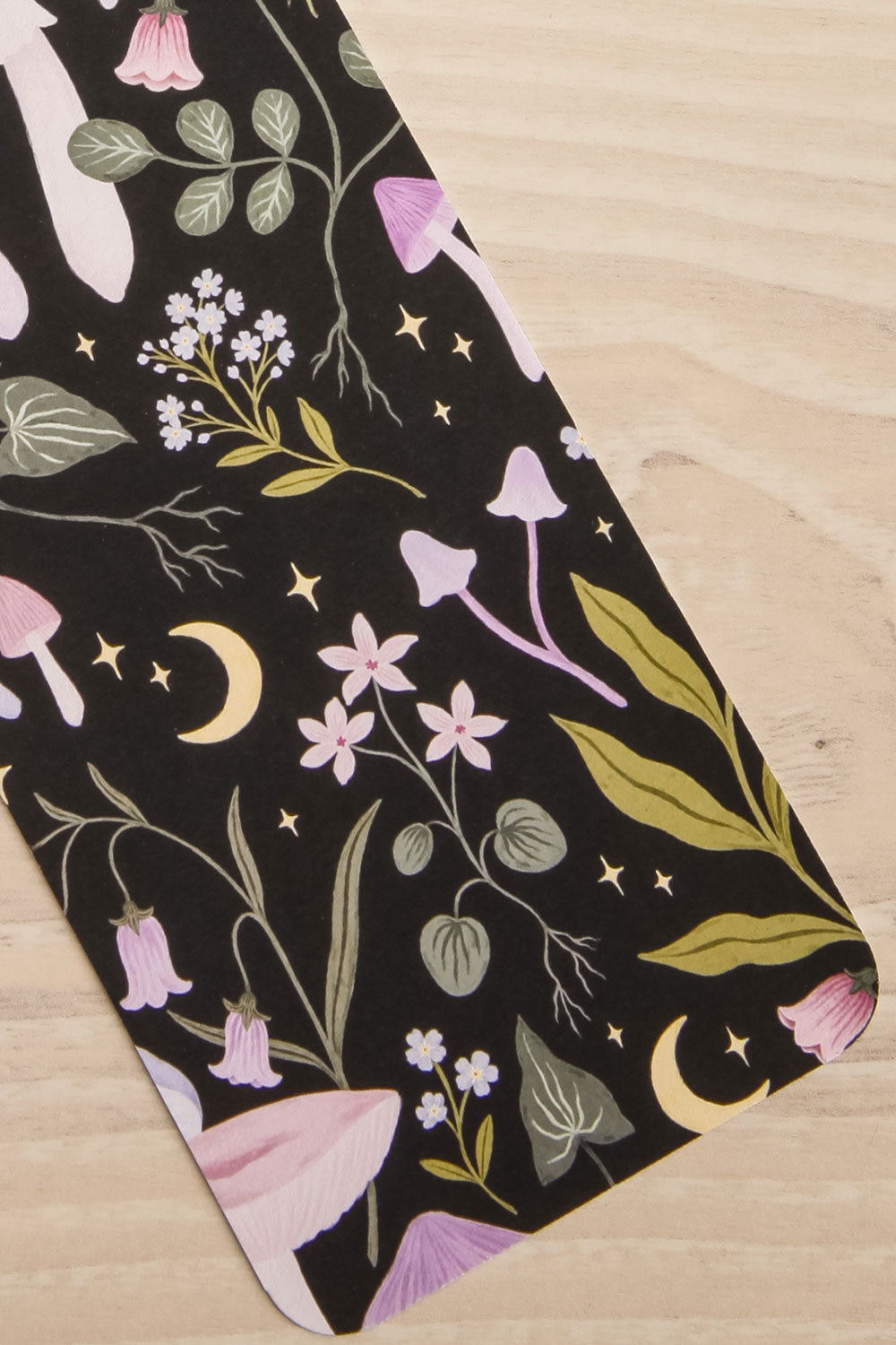 Enchanted Forest Black Bookmark | Maison garçonne