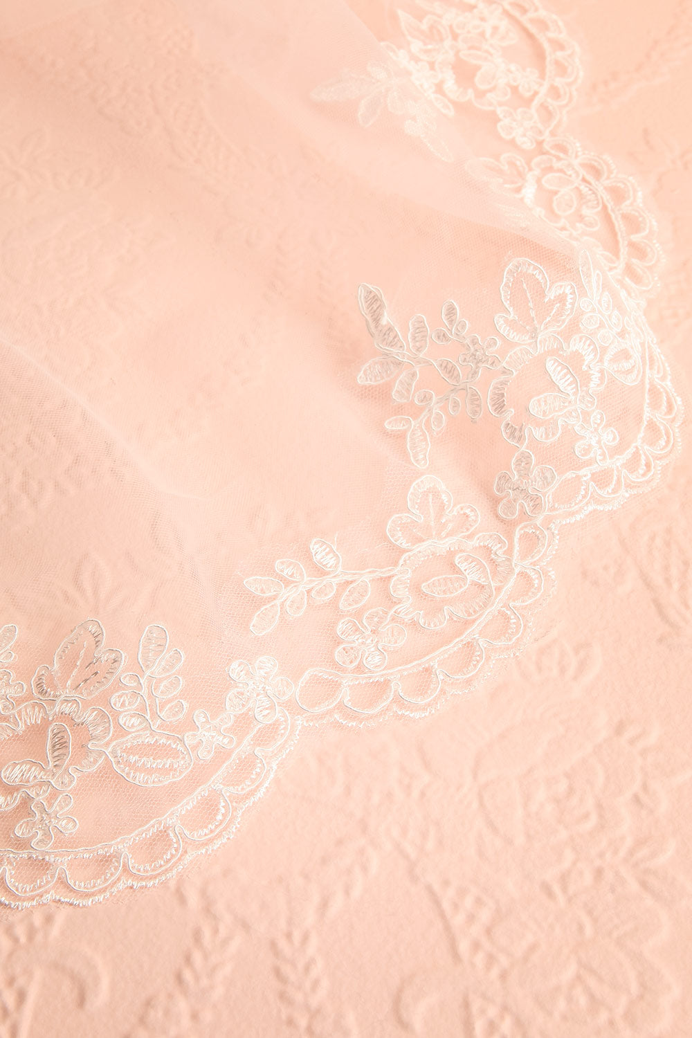 Frederica Wedding Veil with Floral Lace | Boudoir 1861 lace