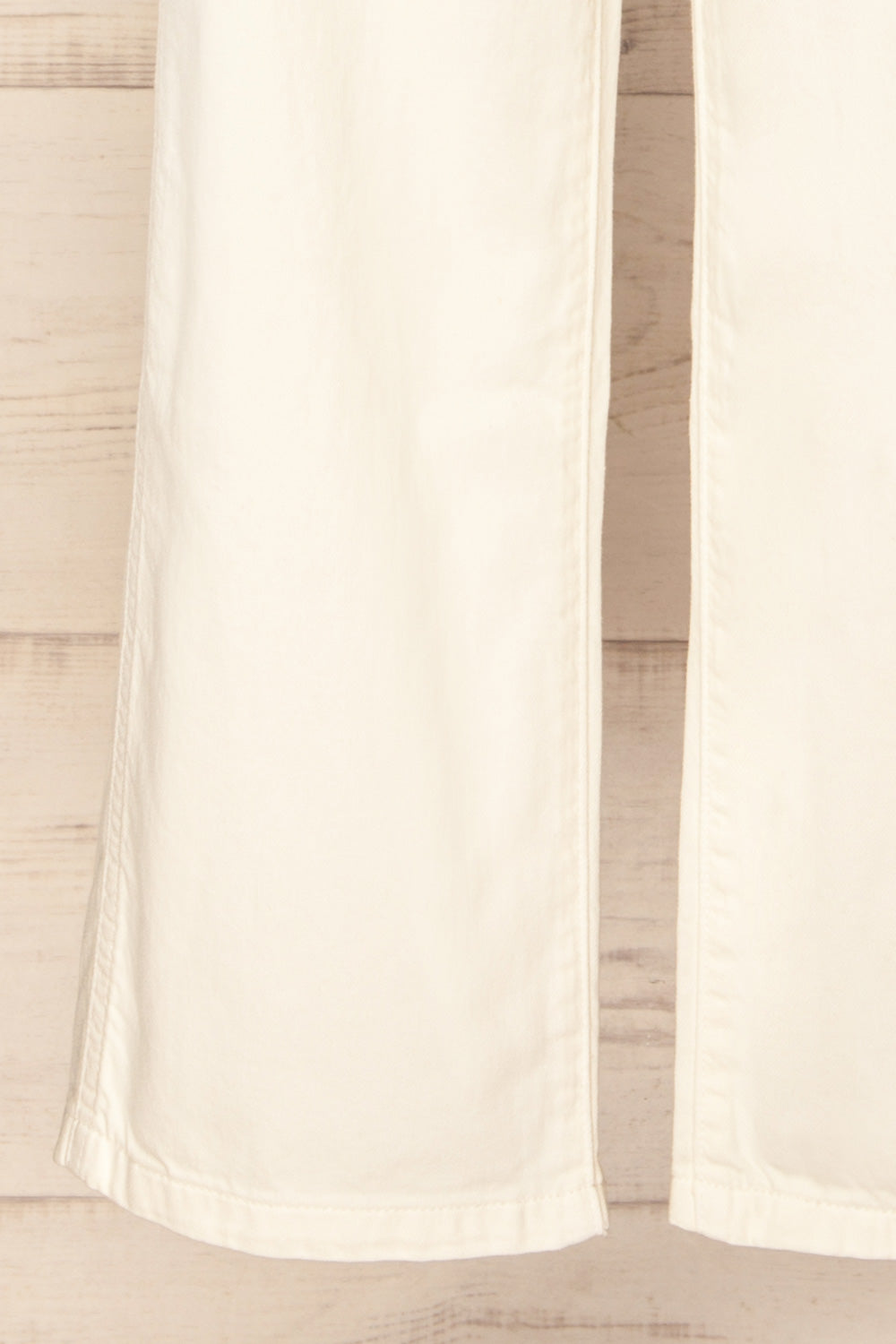 Fredonia Ivory Mid-Rise Baggy Jeans w/ Pockets | La petite garçonne bottom