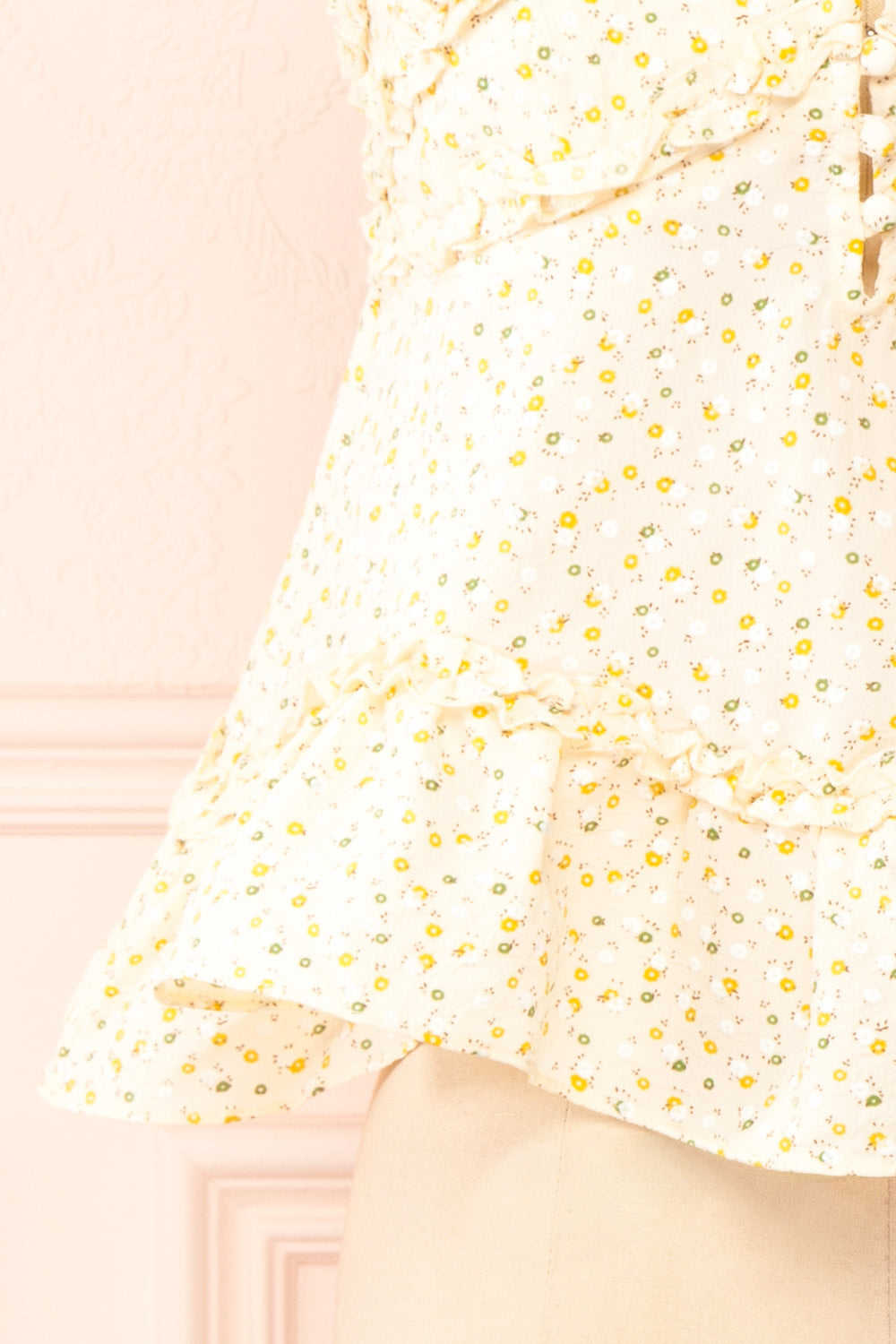 Galatea Ruffled Floral Cami Top | Boutique 1861 bottom