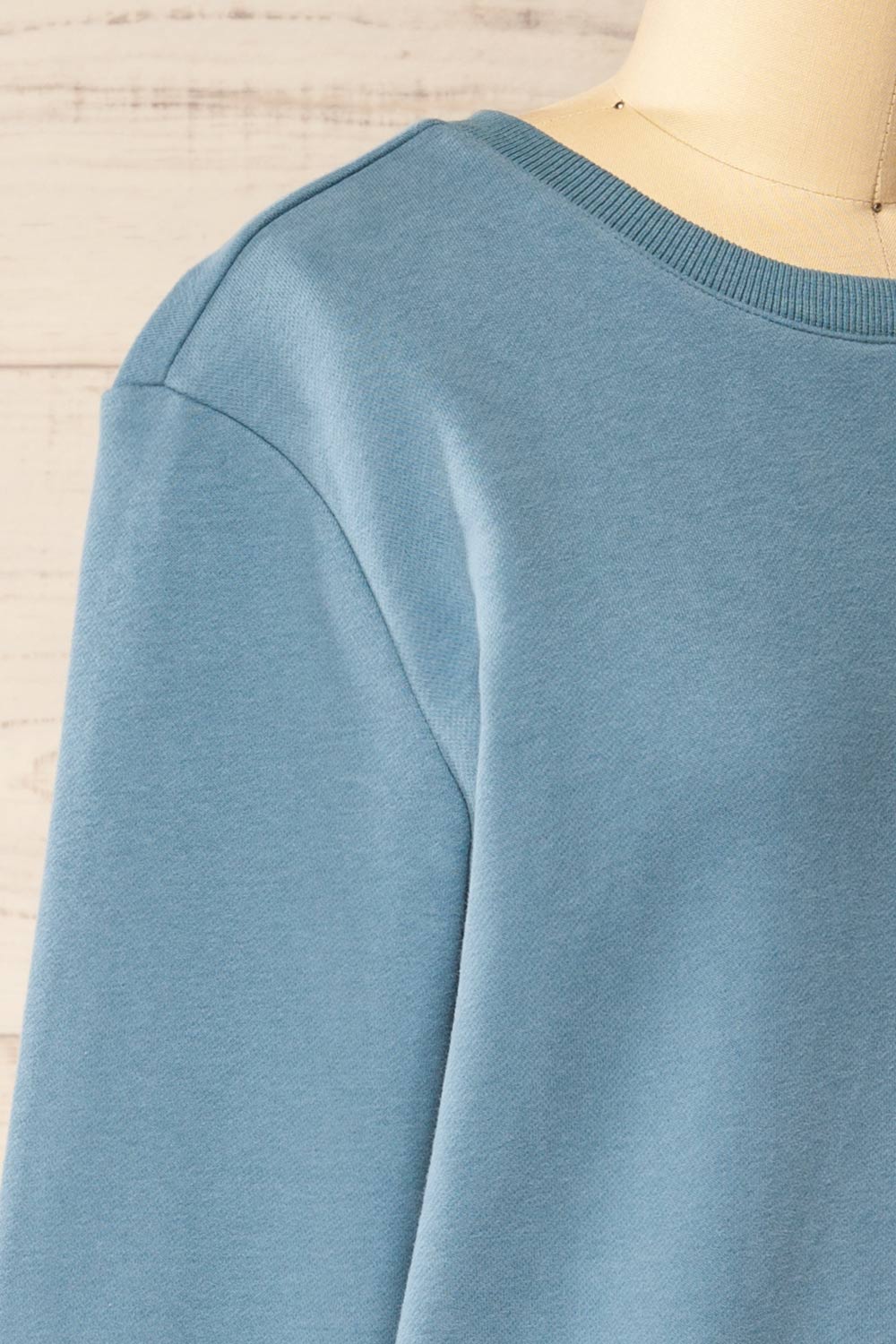 Galway Blue Exclusive La petite garçonne Embroidered Sweatshirt | La petite garçonne side