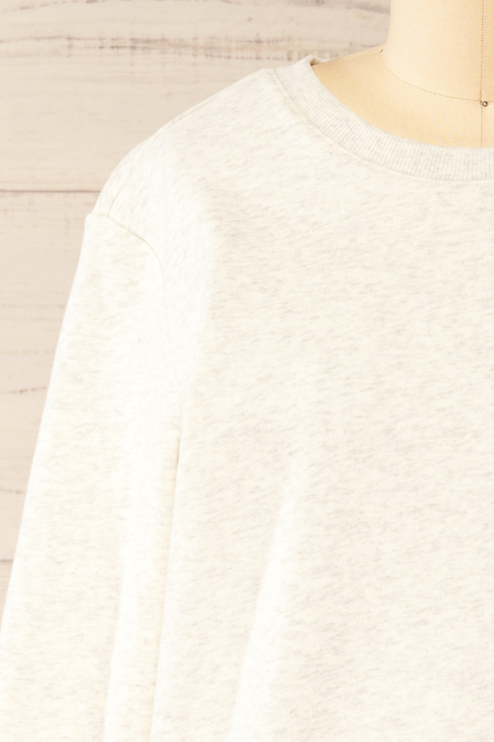 Galway Grey Exclusive La petite garçonne Embroidered Sweatshirt | La petite garçonne front