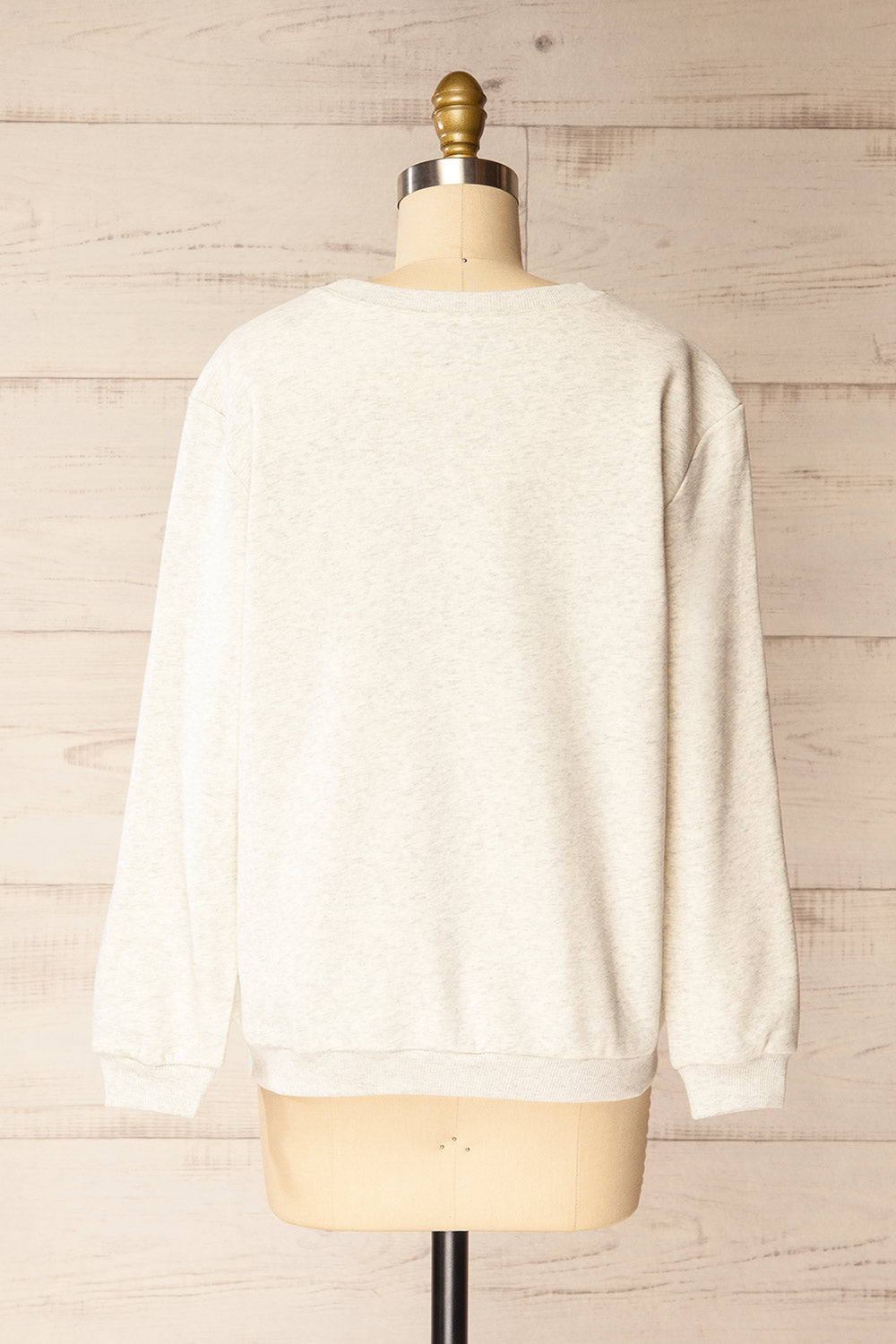 Galway Grey Exclusive La petite garçonne Embroidered Sweatshirt | La petite garçonne back view