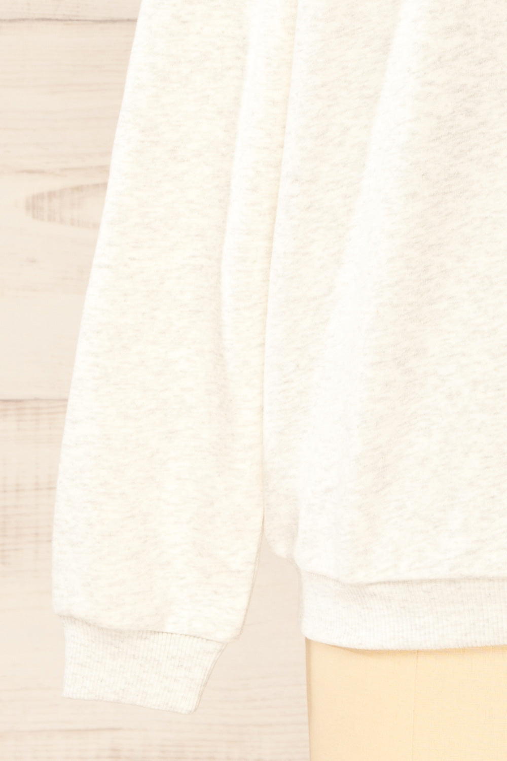 Galway Grey Exclusive La petite garçonne Embroidered Sweatshirt | La petite garçonne sleeve