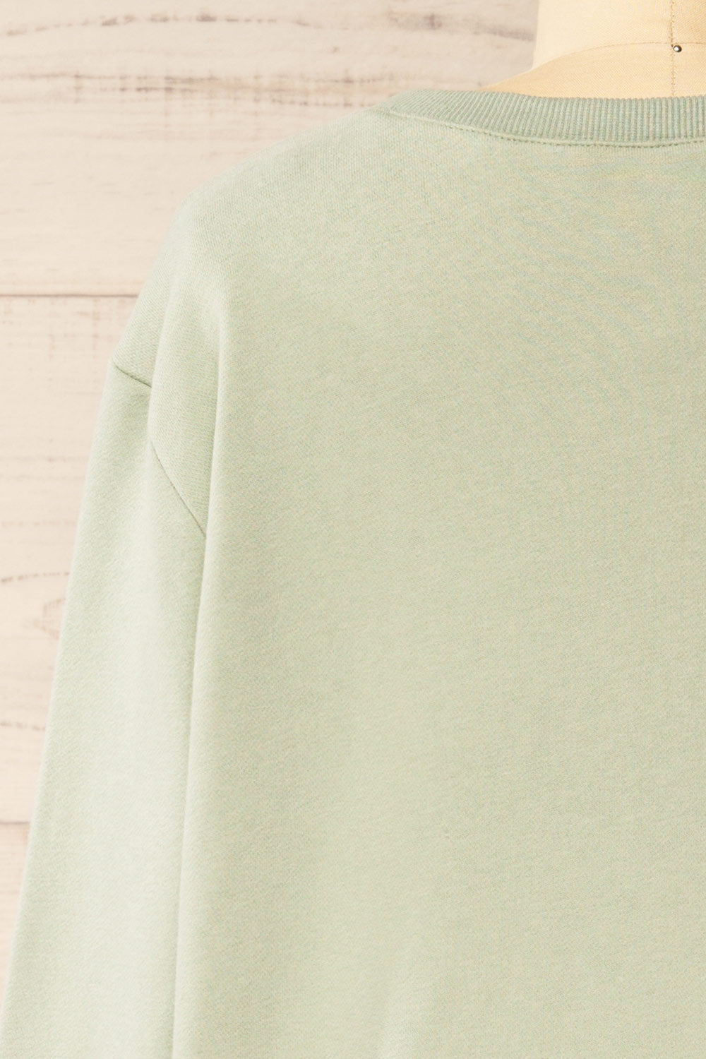 Galway Beige Exclusive La petite garçonne Embroidered Sweatshirt | La petite garçonne back