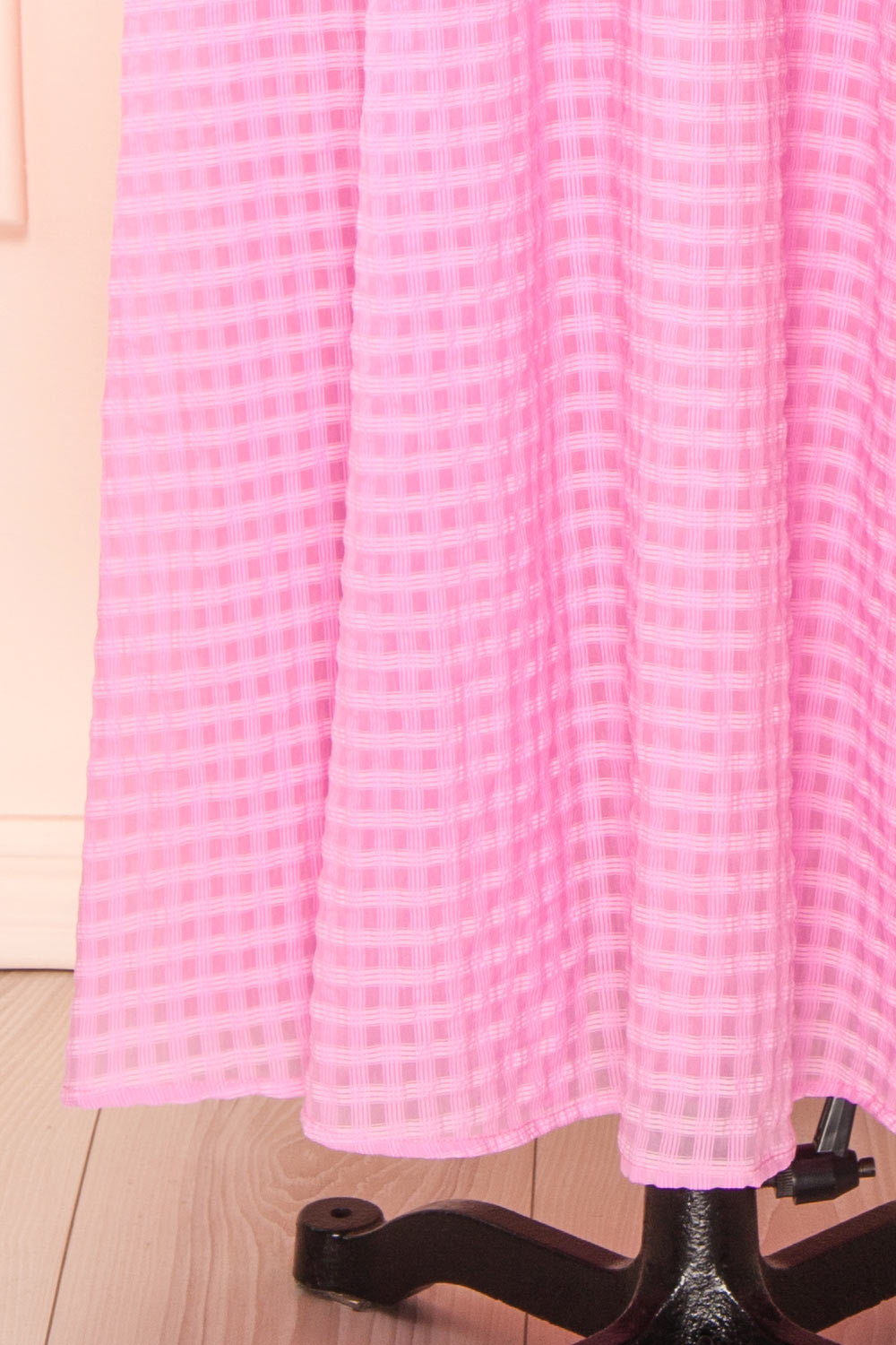 Geb Pink Maxi Dress w/ Open Back | Boutique 1861 bottom