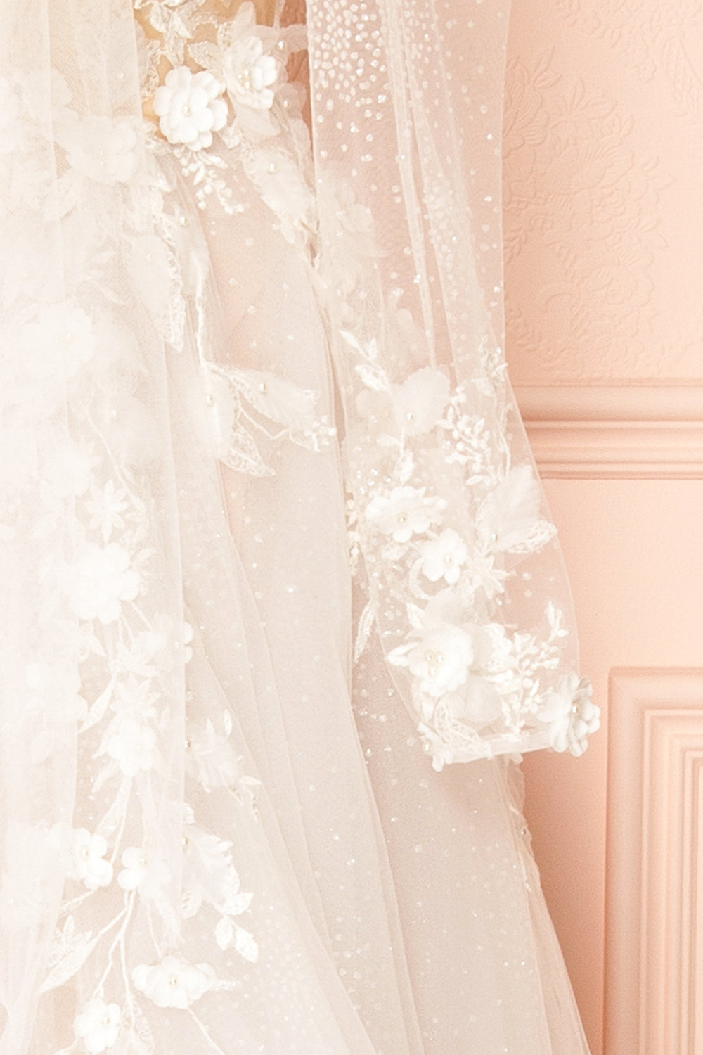 Geneva A-line Tulle Gown w/ Removable Sleeves | Boudoir 1861 sleeve