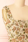 Gysa Short Floral Dress w/ Laced Back | Boutique 1861  side