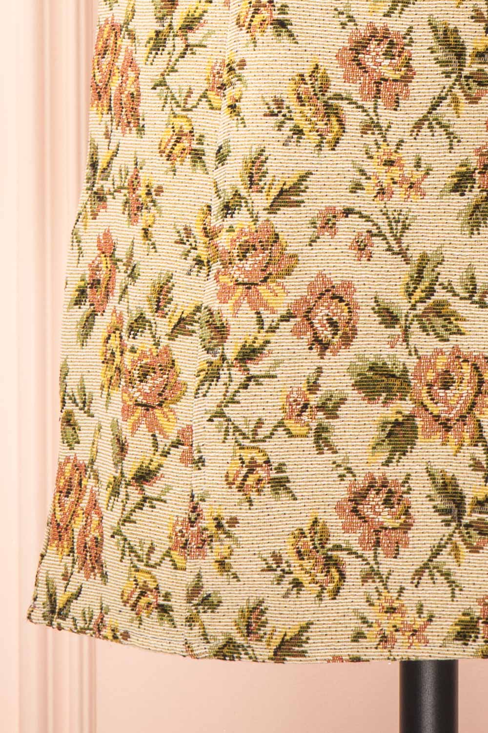 Gysa Short Floral Dress w/ Laced Back | Boutique 1861 bottom