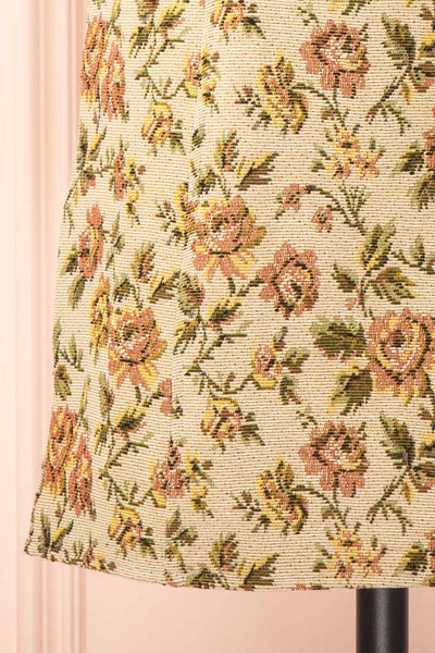 Gysa Short Floral Dress w/ Laced Back | Boutique 1861  bottom