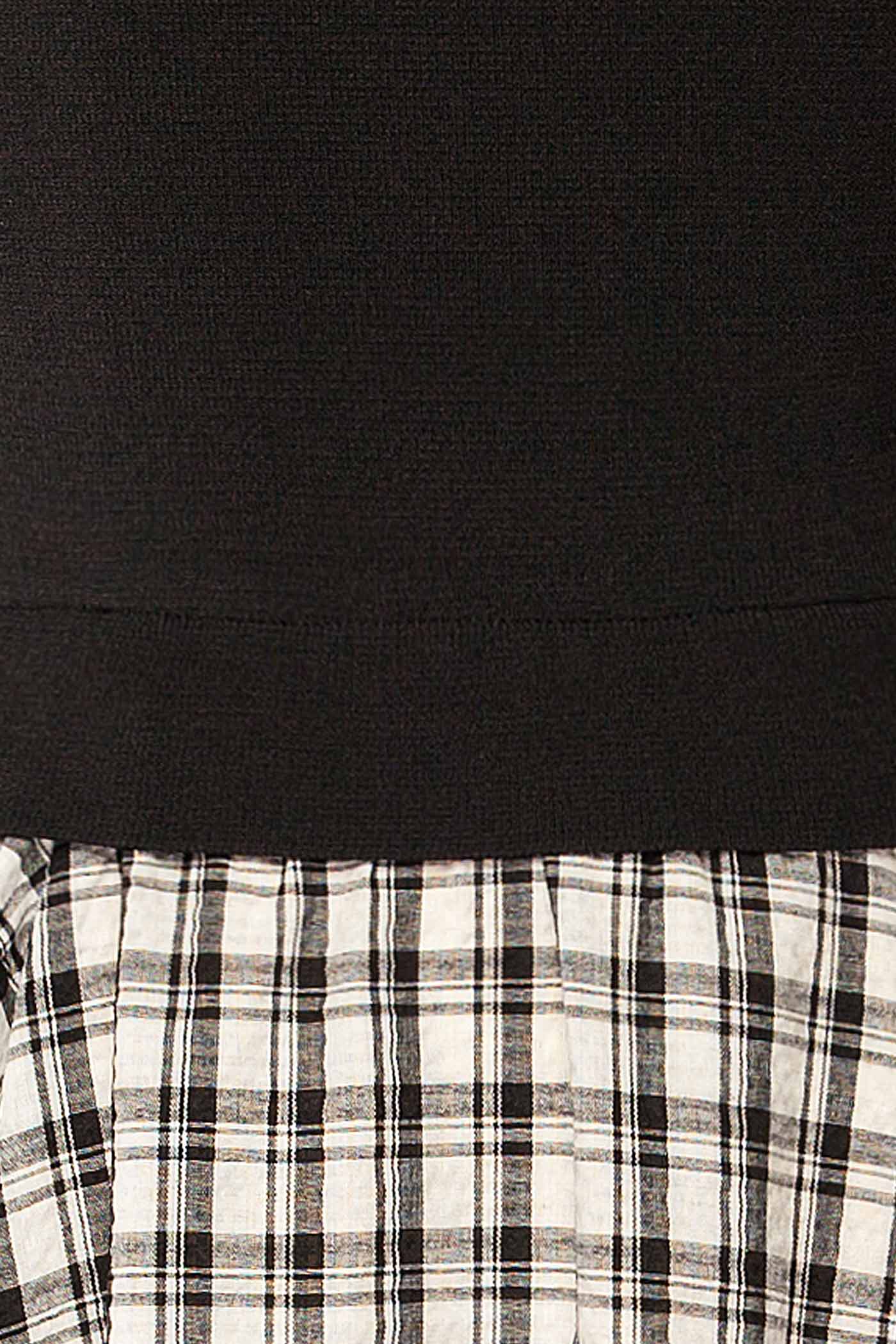 Halebid | Long Dress with Plaid Pattern