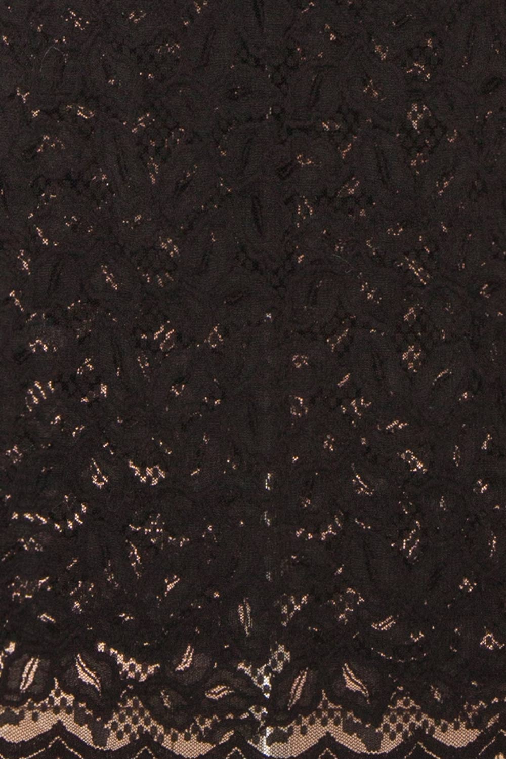 Hikaru Jupe Noire Longue en Dentelle | Boutique 1861 fabric