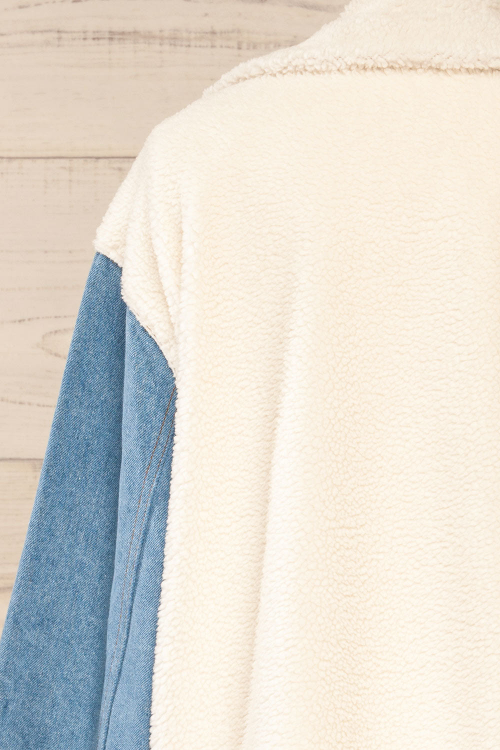 Hoddesdon Denim Jacket w/ Sherpa | La petite garçonne back