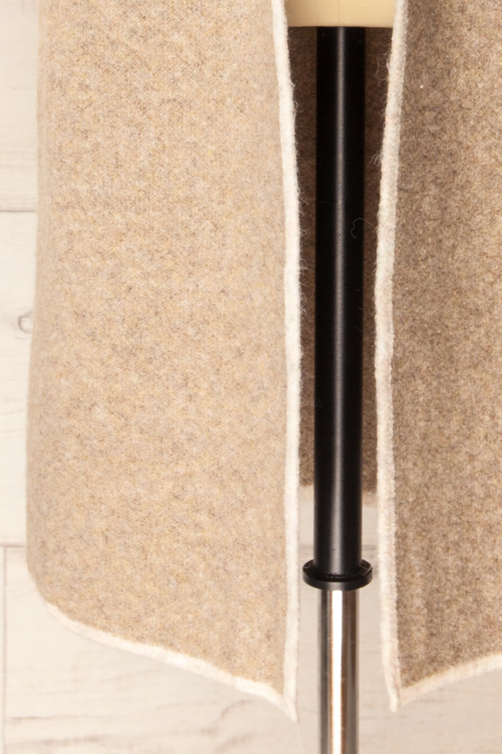 Hull Brown Knitted Jacket with Contrasting Border | La petite garçonne bottom