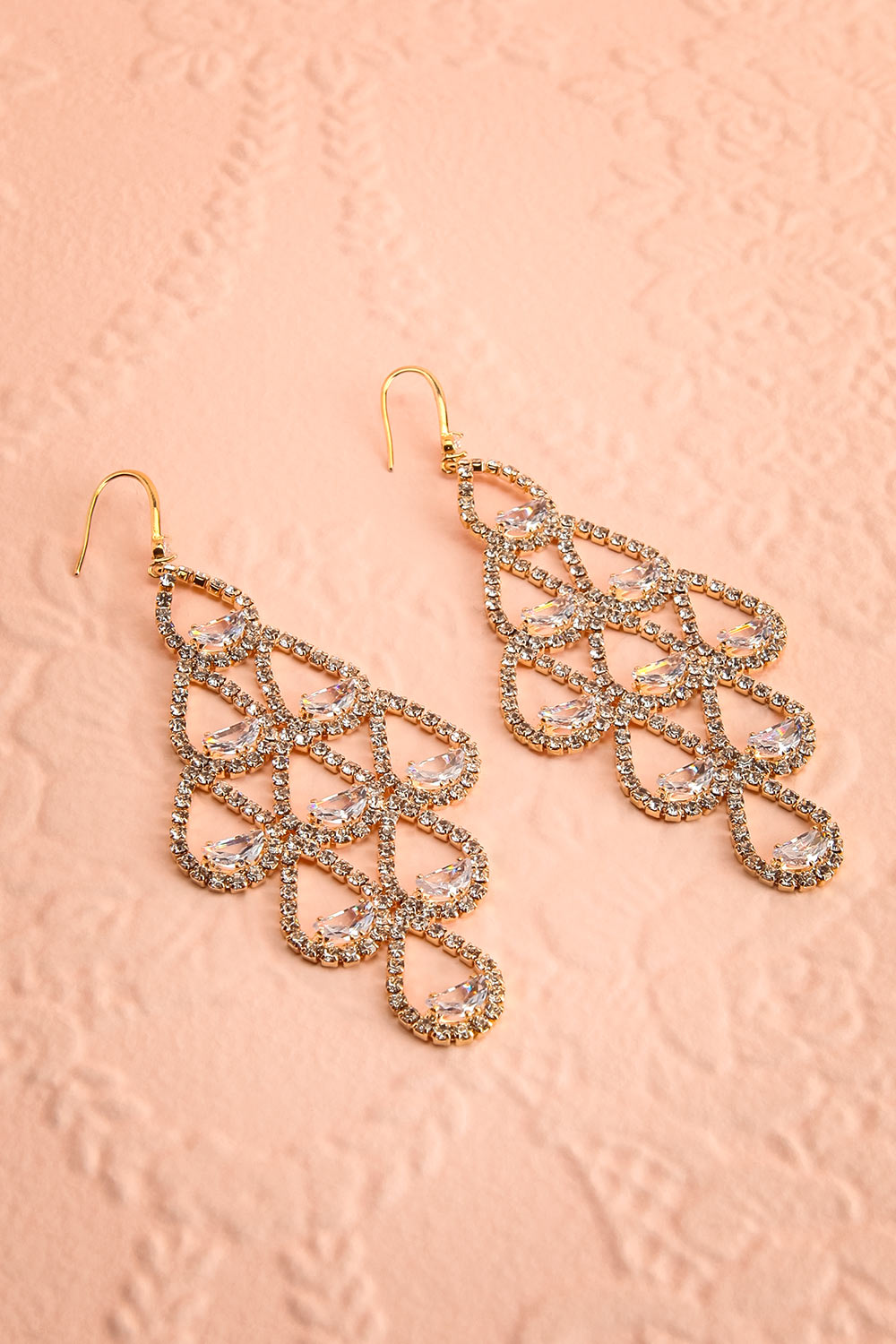 Ignea Pendant Crystal Earrings | Boutique 1861 view