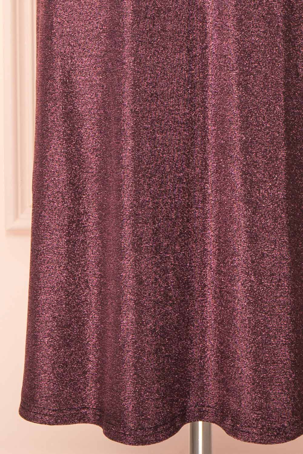 Isuma Midi Dress w/ Short Bat Sleeves | Boutique 1861 bottom