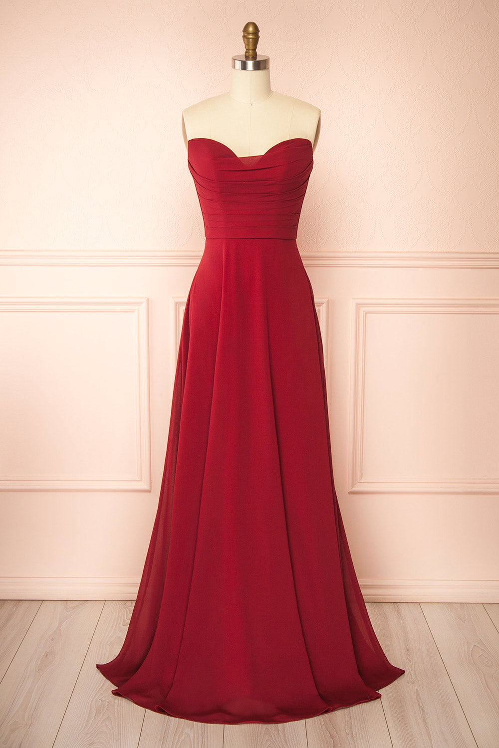 princess polly baby blue dress Janie Burgundy Chiffon Maxi Dress with Sweetheart Neckline and Scarf