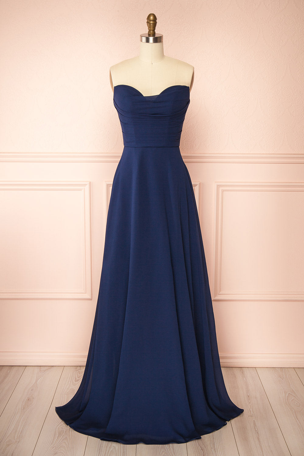 Wedding Navy Blue Full Length Dress Formal Dresses Midi Dress Smart Navy Dress For Wedding Scalloped Lace Bodice Pleated Chiffon A Line Wedding Navy Blue Full Length Dress Formal Dresses Midi Dress Smart Navy Dress For Wedding Scalloped Lace Bodice Pleated Chiffon A Line