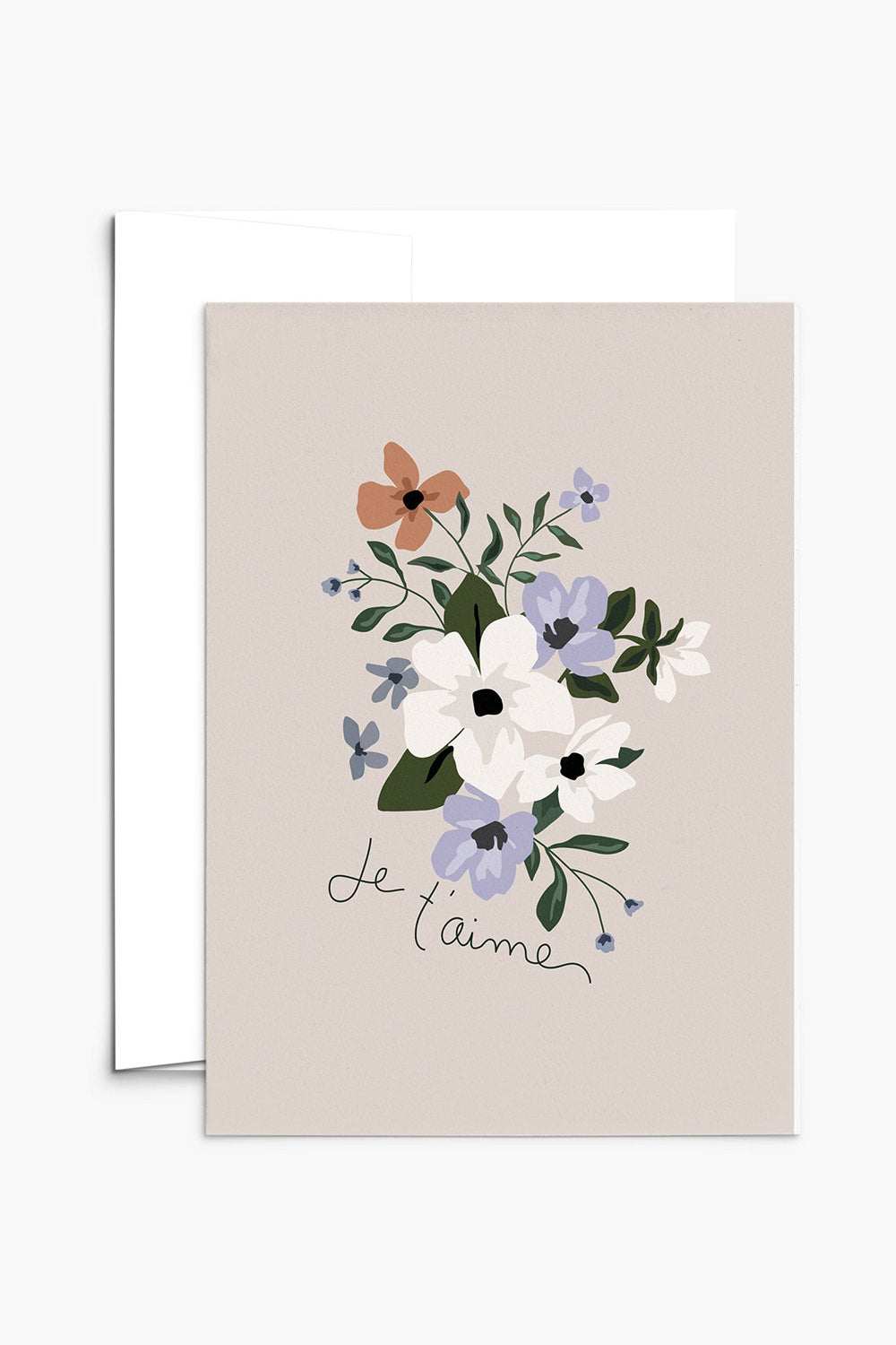 Je t'aime - Wildflowers Card | Maison garçonne mimi