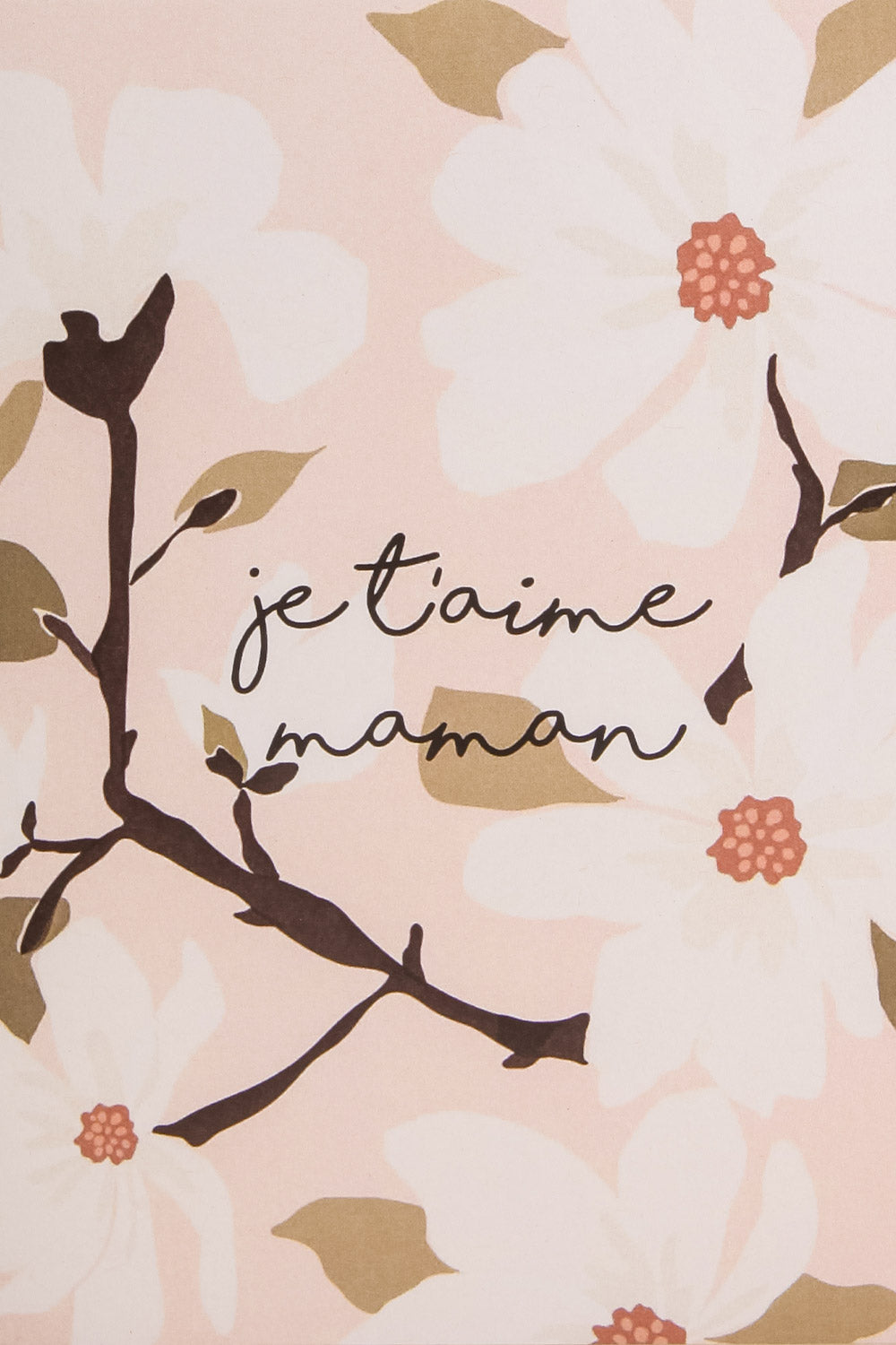 Je t'aime Maman - Pommetier | Carte