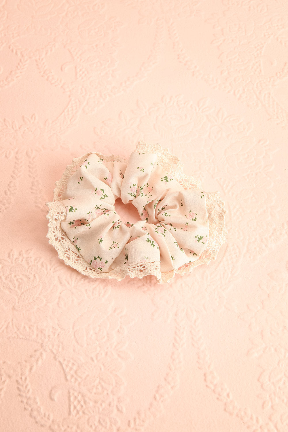 Jeorgine Floral Hair Scrunchie | Boutique 1861
