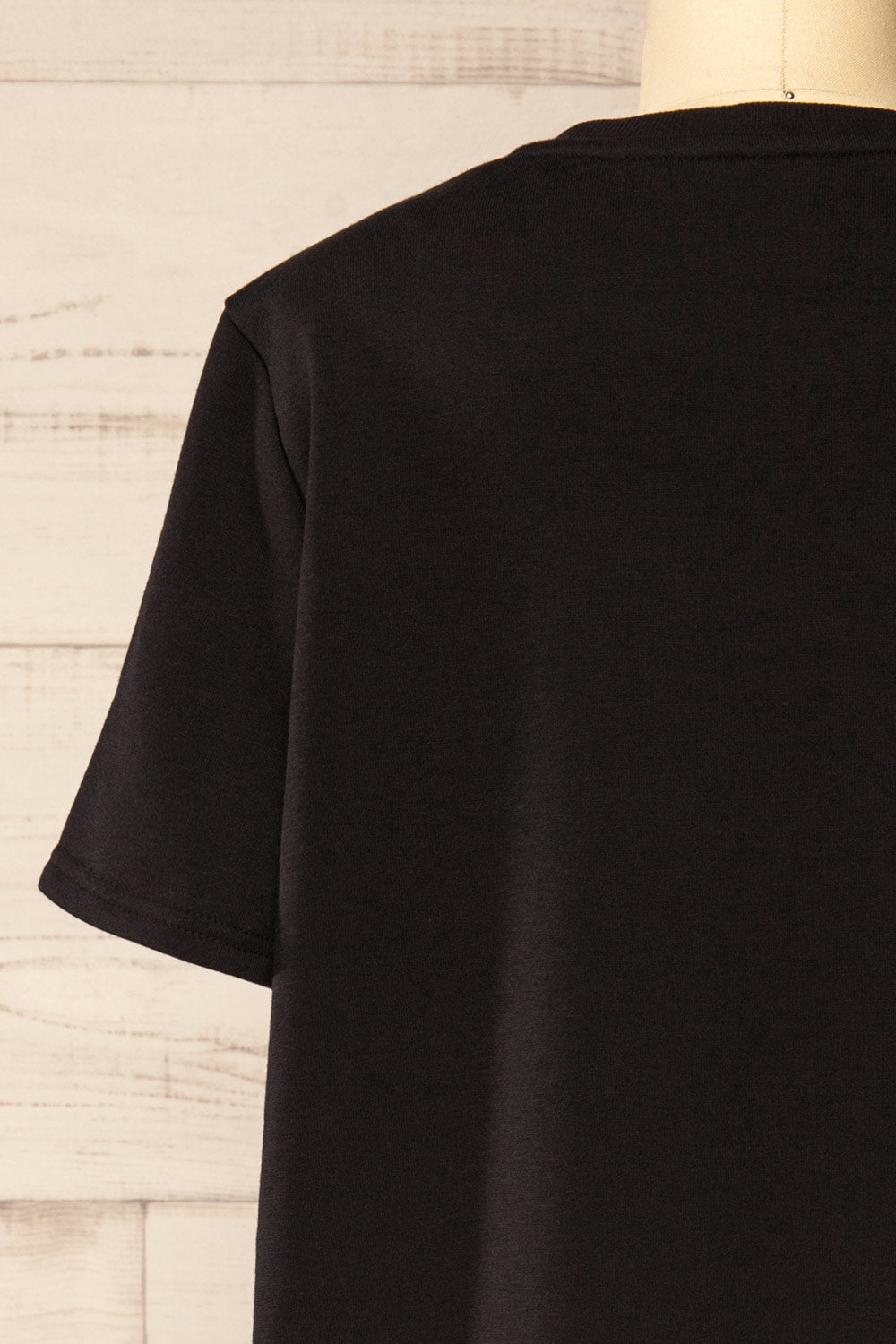 Jerzey Black T-Shirt Dress w/ Pockets | La petite garçonne back
