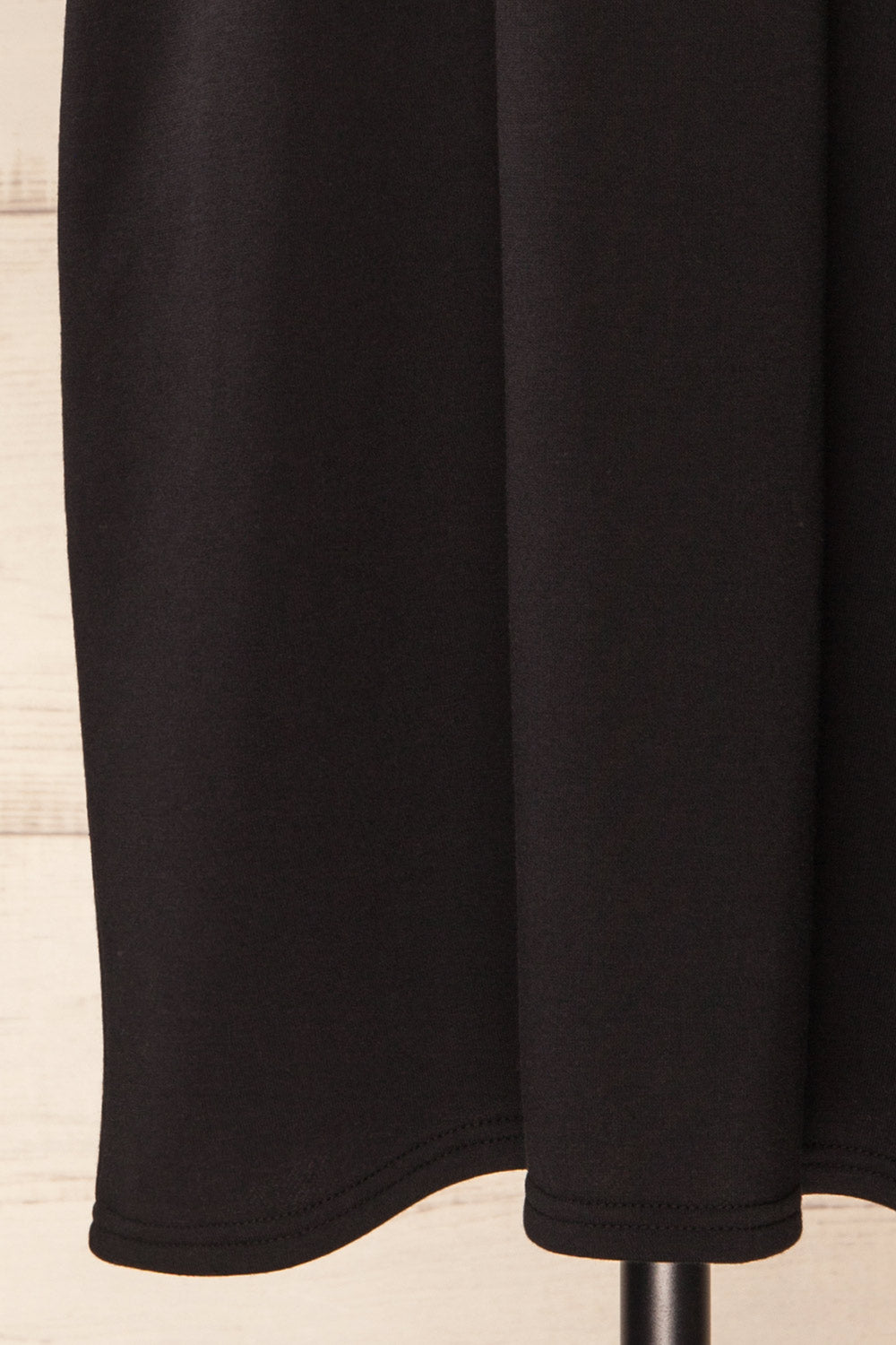 Jerzey Black T-Shirt Dress w/ Pockets | La petite garçonne bottom