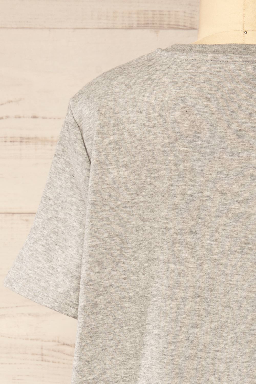 Jerzey Grey T-Shirt Dress w/ Pockets | La petite garçonne back