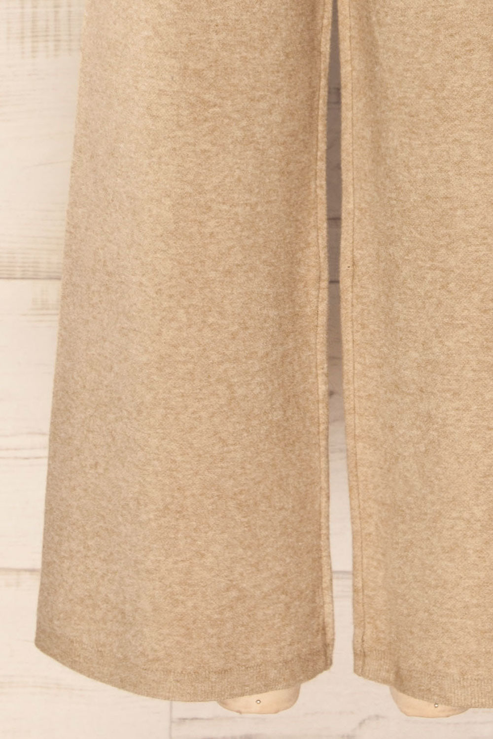 Jimina Taupe Wide Leg Loung Pants | La petite garçonne bottom